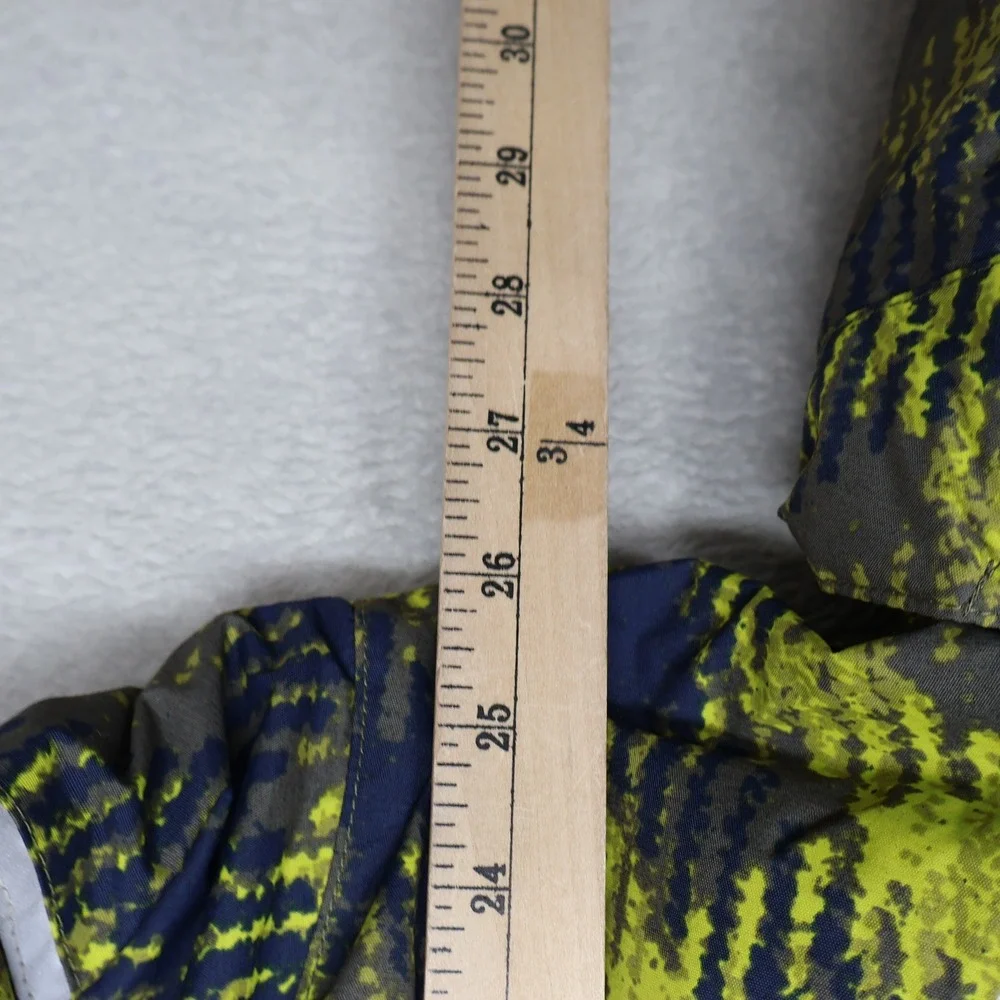 Columbia Jacket‎ Boys 14/16 Green Plaid Waterproof Insulated Hooded Ski Parka